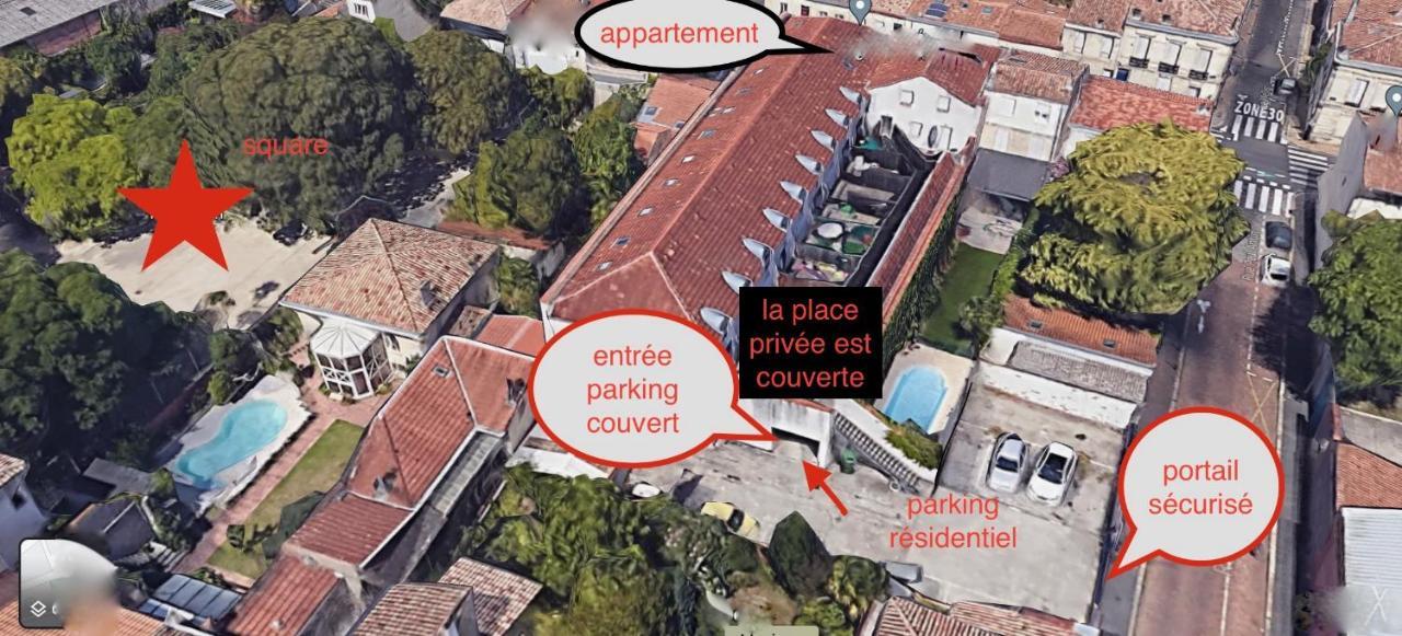 Superbe T3 Duplex Parking Prive Gratuit Sur Place Burdeos Exterior foto